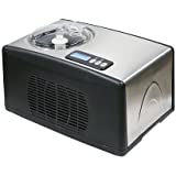 Whynter ICM-15LS Ice Cream Maker, Stainless Steel, Black
